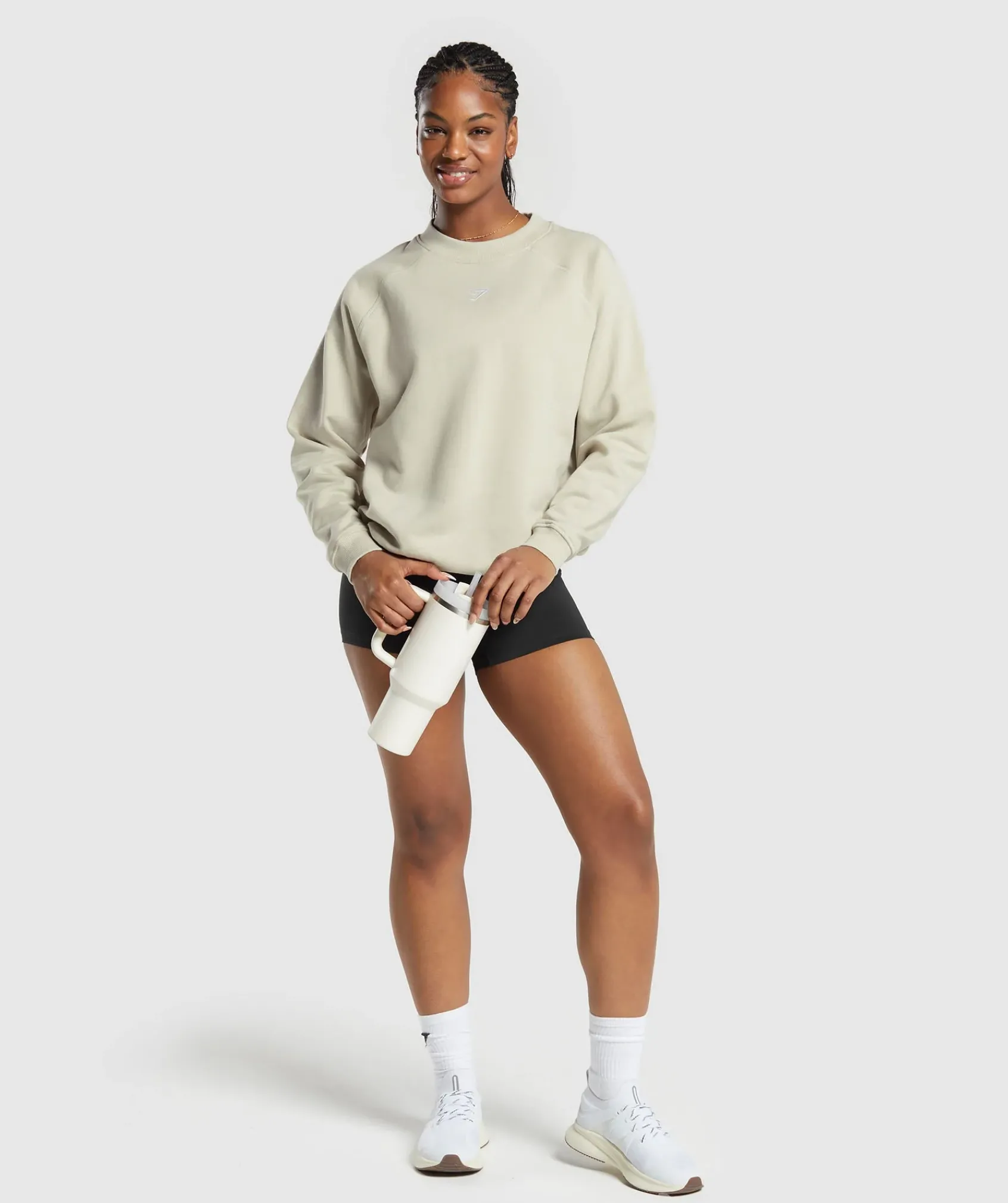 DAMES Gymshark Bedekkende Sportkleding|Hoodies & Truien*Training Oversized Fleece Sweatshirt