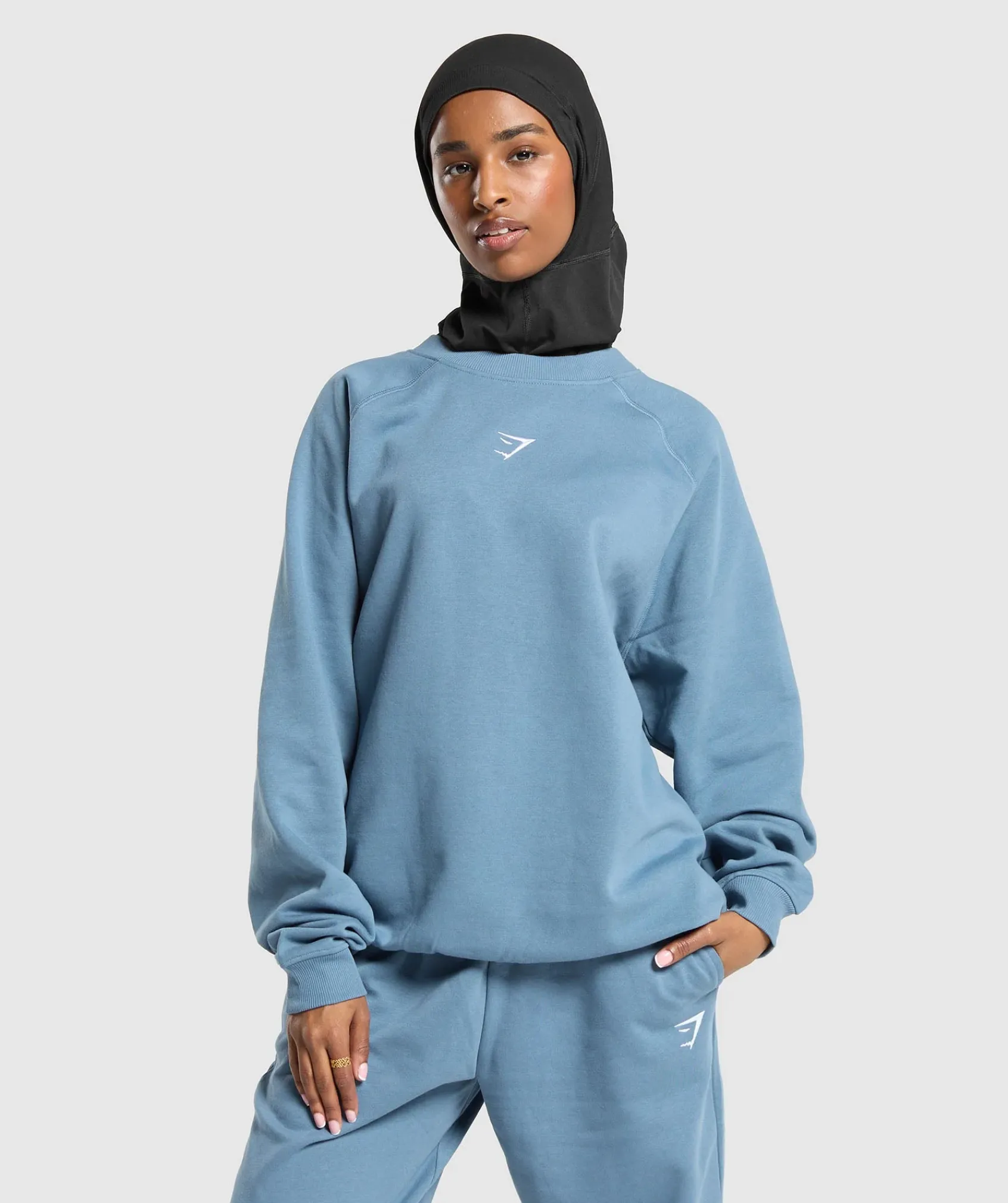 DAMES Gymshark Bedekkende Sportkleding|Hoodies & Truien*Training Oversized Fleece Sweatshirt