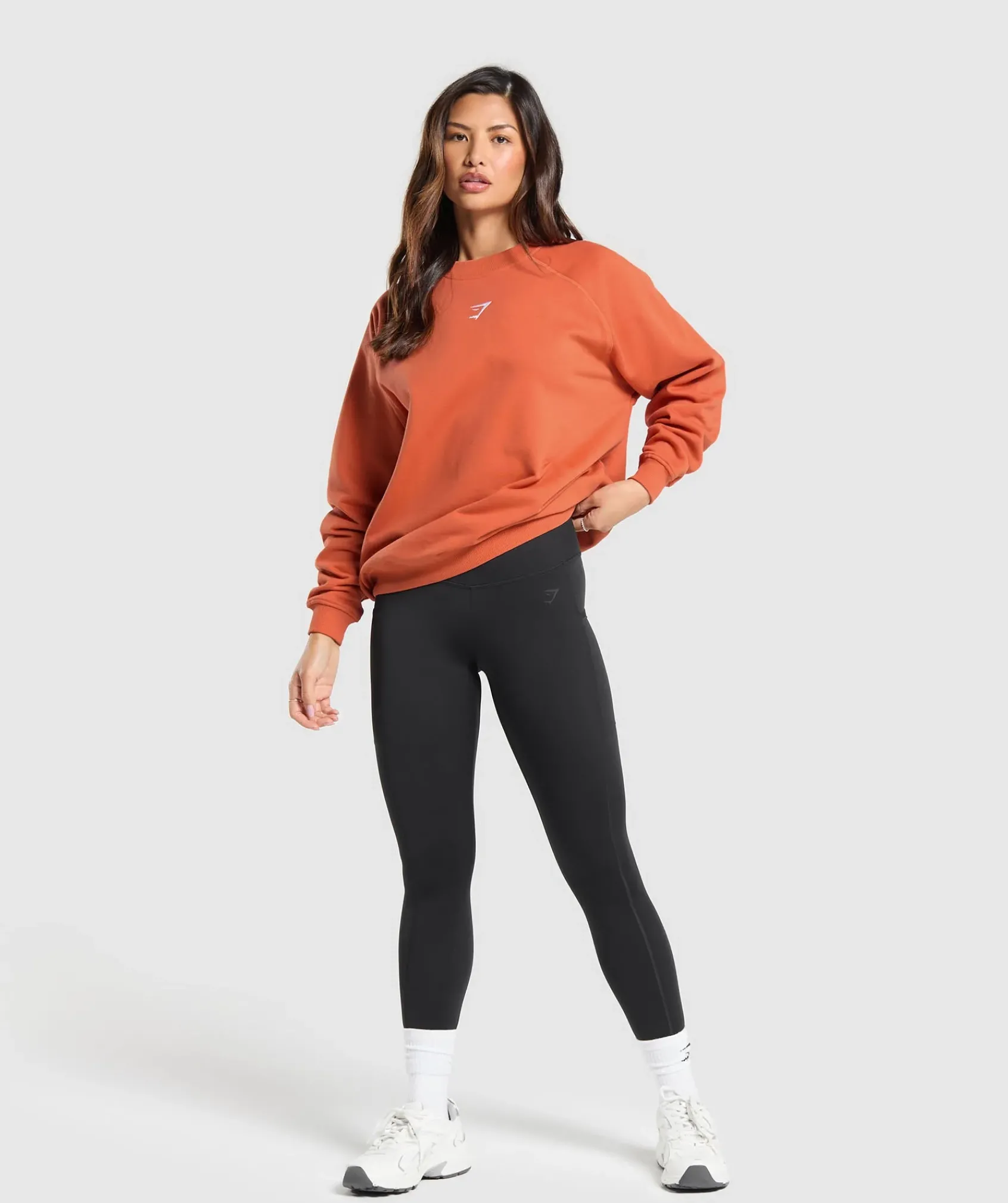 DAMES Gymshark Hoodies & Truien*Training Oversized Fleece Sweatshirt