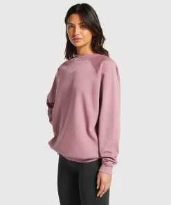 DAMES Gymshark Hoodies & Truien*Training Oversized Fleece Sweatshirt