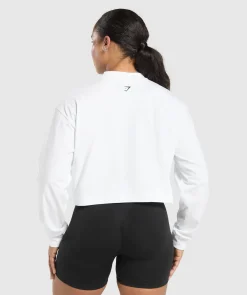 DAMES Gymshark Croptops|T-shirts*Two Strong Women Midi Long Sleeve Top