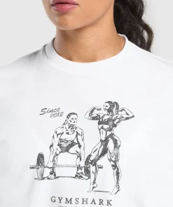 DAMES Gymshark Bedekkende Sportkleding|T-shirts*Two Strong Women Oversized T-Shirt