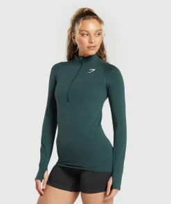 DAMES Gymshark Bedekkende Sportkleding|Sportjacks*Vital Seamless 2.0 1/2 Zip