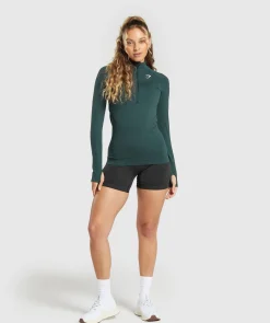DAMES Gymshark Bedekkende Sportkleding|Sportjacks*Vital Seamless 2.0 1/2 Zip