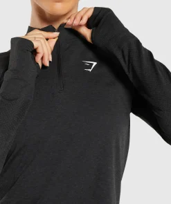 DAMES Gymshark Bedekkende Sportkleding|Sportjacks*Vital Seamless 2.0 1/4 Zip Pullover
