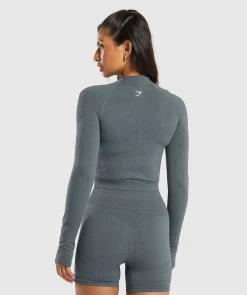 DAMES Gymshark Sportjacks*Vital Seamless 2.0 Midi Zip Up Jacket