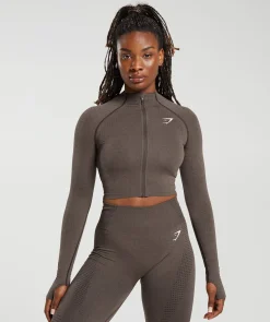 DAMES Gymshark Sportjacks*Vital Seamless 2.0 Midi Zip Up Jacket