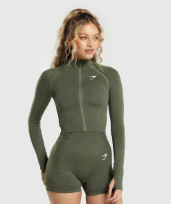 DAMES Gymshark Sportjacks*Vital Seamless 2.0 Midi Zip Up Jacket