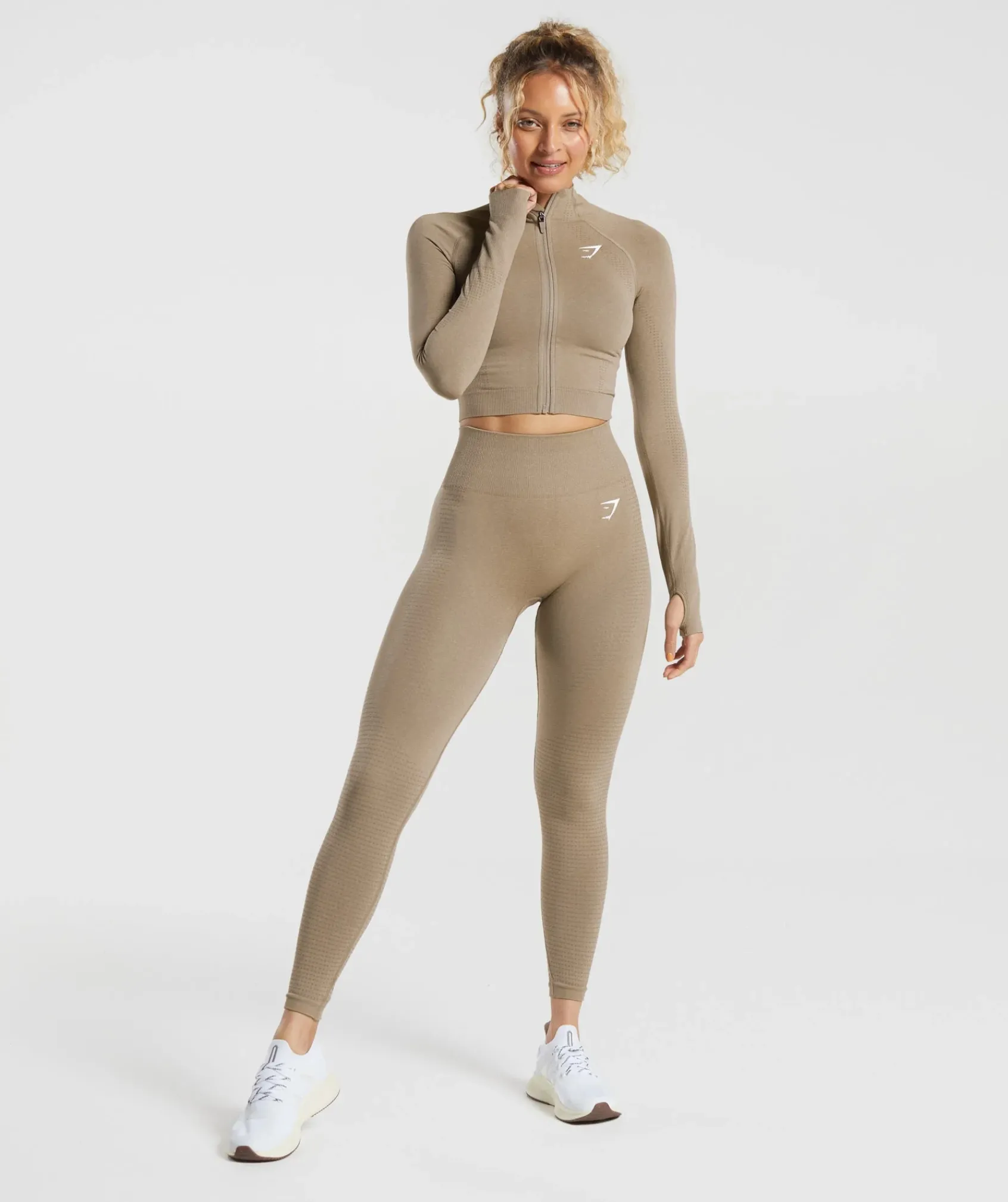 DAMES Gymshark Sportjacks*Vital Seamless 2.0 Midi Zip Up Jacket