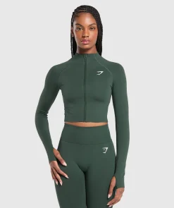 DAMES Gymshark Sportjacks*Vital Seamless 2.0 Midi Zip Up Jacket
