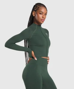 DAMES Gymshark Sportjacks*Vital Seamless 2.0 Midi Zip Up Jacket