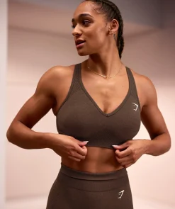 DAMES Gymshark Sport-bh's*Vital Seamless 2.0 V Neck  Sports Bra
