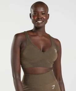 DAMES Gymshark Sport-bh's*Vital Seamless 2.0 V Neck Sports Bra