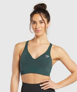 DAMES Gymshark Bedekkende Sportkleding|Sport-bh's*Vital Seamless 2.0 V Neck Sports Bra