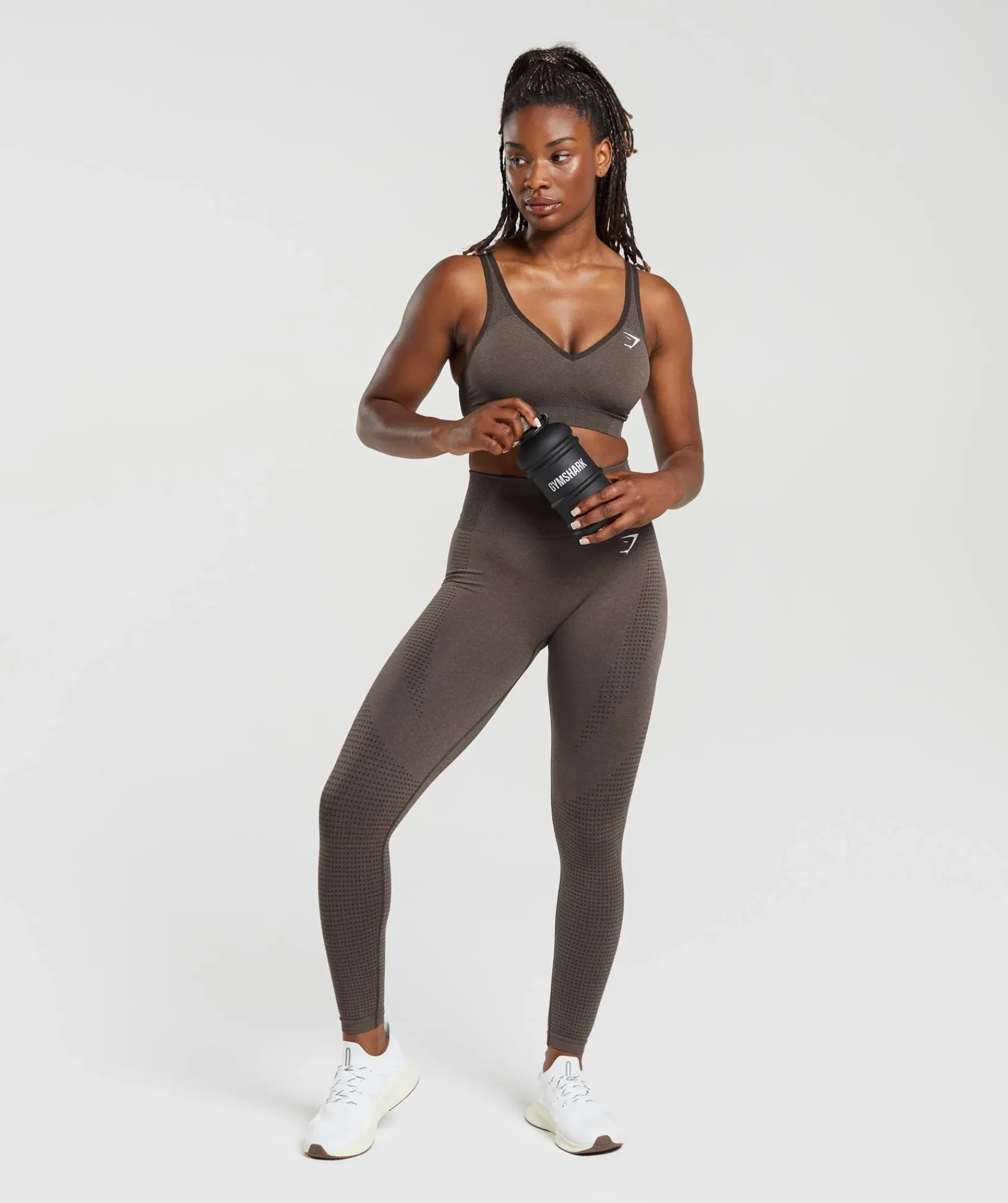 DAMES Gymshark Bedekkende Sportkleding|Sport-bh's*Vital Seamless 2.0 V Neck Sports Bra