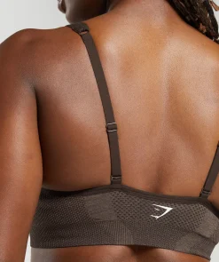 DAMES Gymshark Bedekkende Sportkleding|Sport-bh's*Vital Seamless 2.0 V Neck Sports Bra