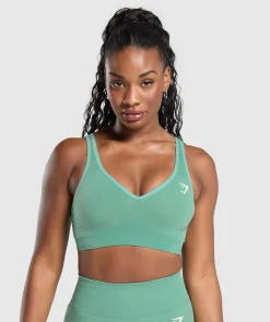 DAMES Gymshark Sport-bh's*Vital Seamless 2.0 V Neck Sports Bra