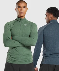 Heren Gymshark Sportjacks|Hoodies & Truien*Vital Seamless 1/4 Zip