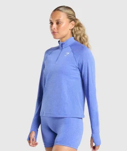 DAMES Gymshark Sportjacks|Hoodies & Truien*Vital Seamless 1/4 Zip Pullover