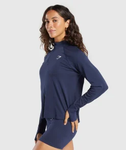 DAMES Gymshark Bedekkende Sportkleding|Sportjacks*Vital Seamless 1/4 Zip Pullover