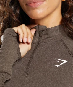 DAMES Gymshark Sportjacks|Hoodies & Truien*Vital Seamless 1/4 Zip Pullover