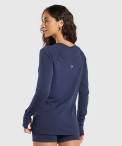 DAMES Gymshark Bedekkende Sportkleding|T-shirts*Vital Seamless Light Long Sleeve Top