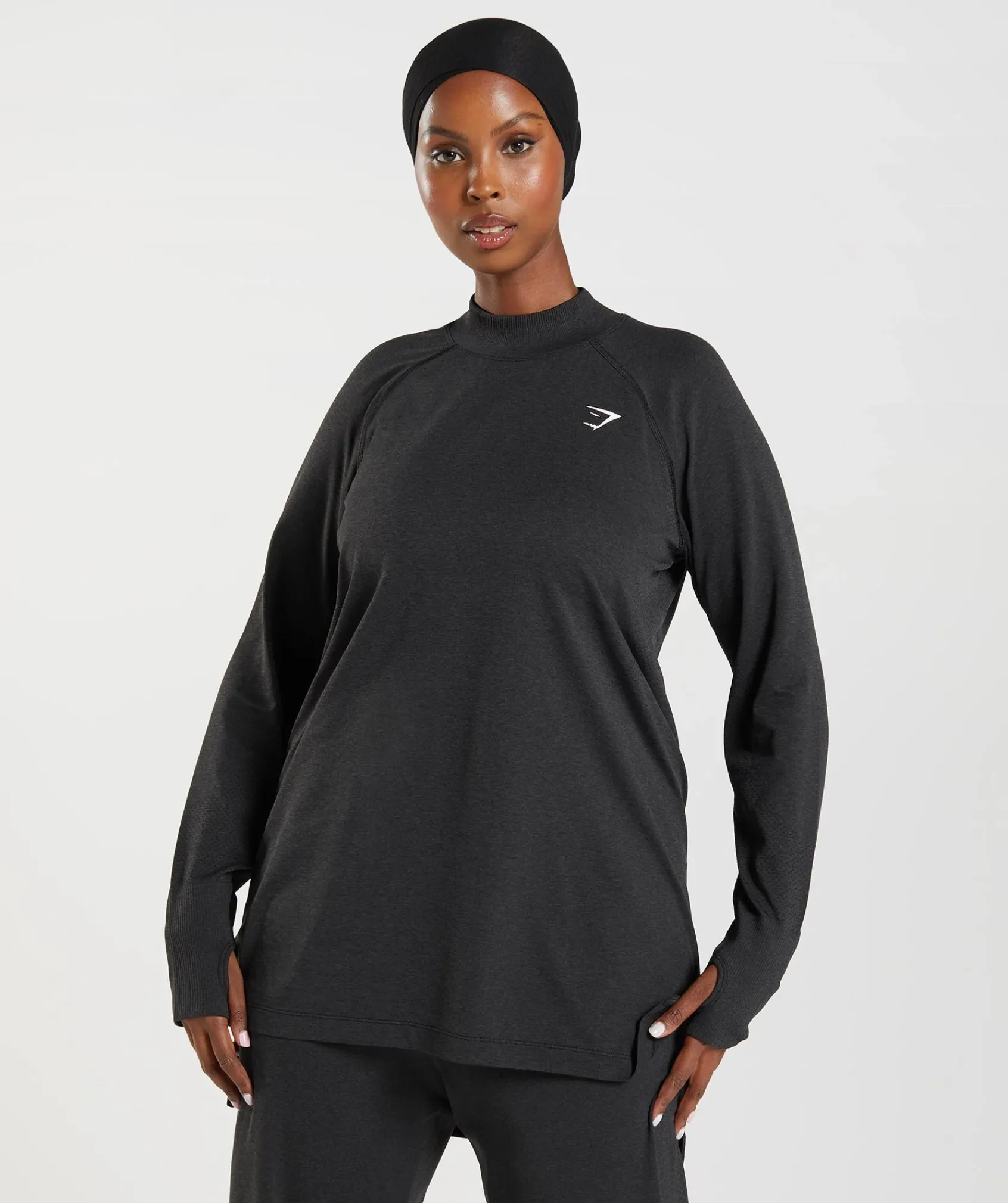 DAMES Gymshark Bedekkende Sportkleding|T-shirts*Vital Seamless Long Line Top