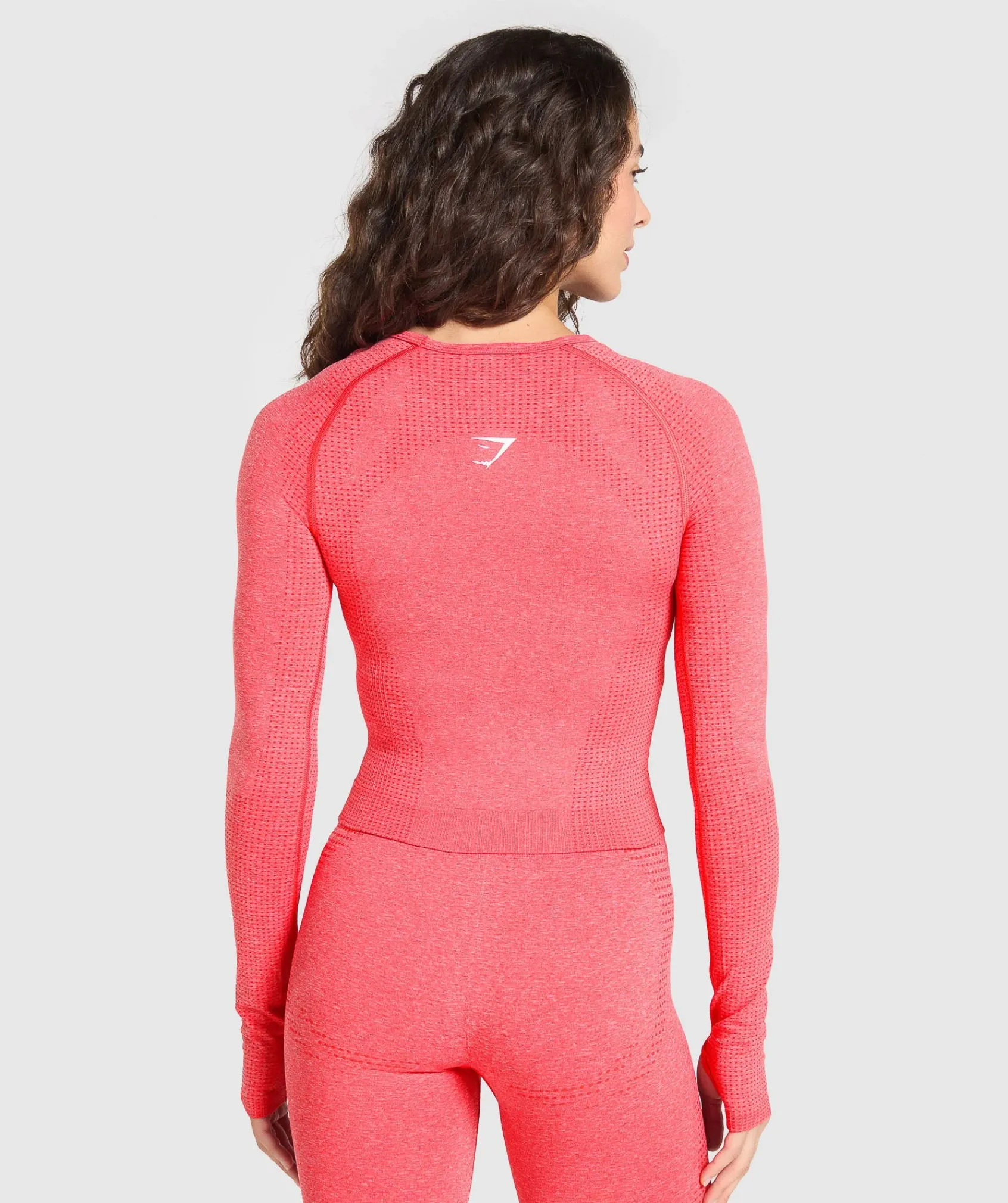 DAMES Gymshark T-shirts*Vital Seamless Long Sleeve Cut Out Top
