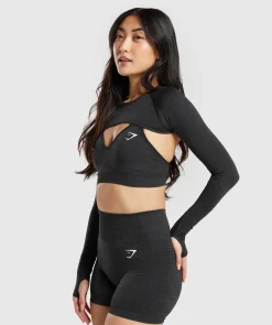 DAMES Gymshark Croptops|T-shirts*Vital Seamless Shrug