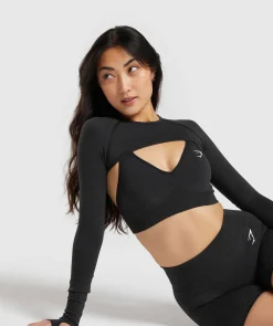 DAMES Gymshark Croptops|T-shirts*Vital Seamless Shrug