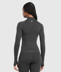 DAMES Gymshark Bedekkende Sportkleding|Sportjacks*Vital Seamless Tight Tracktop