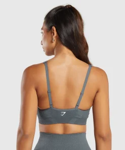 DAMES Gymshark Bedekkende Sportkleding|Sport-bh's*Vital Seamless V Neck Sports Bra
