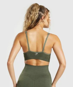 DAMES Gymshark Sport-bh's*Vital Seamless V Neck Sports Bra