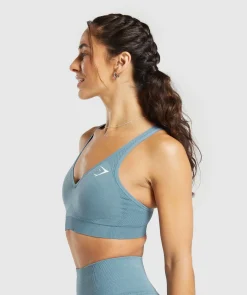 DAMES Gymshark Sport-bh's*Vital Seamless V Neck Sports Bra