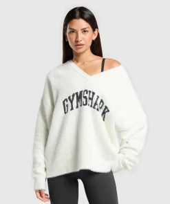 DAMES Gymshark Hoodies & Truien|Hoodies & Truien*V-Neck Knitted Jumper