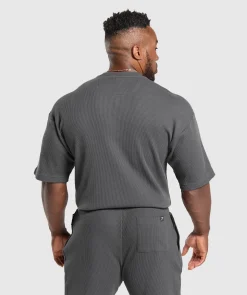 Heren Gymshark T-shirts*Waffle Oversized T-Shirt