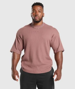 Heren Gymshark T-shirts*Waffle Oversized T-Shirt