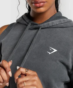 DAMES Gymshark Hoodies & Truien*Washed Cut Out Hoodie