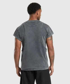 Heren Gymshark T-shirts*Washed Double Layer T-Shirt