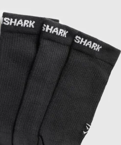 Gymshark Sokken Met Print|Sportsokken*Wordmark Crew 3pk