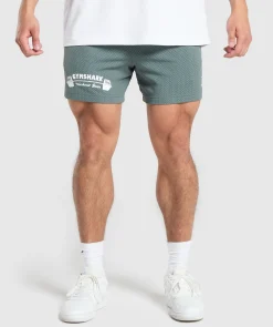 Heren Gymshark Shorts*Workout Gear Mesh 5" Shorts