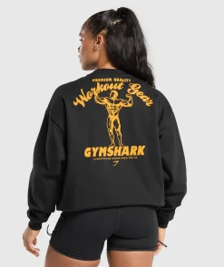 DAMES Gymshark Hoodies & Truien*Workout Gear Oversized Sweatshirt