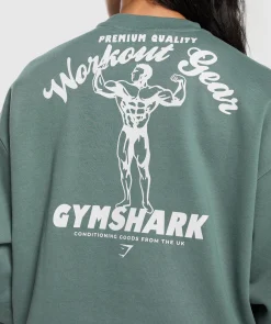 DAMES Gymshark Hoodies & Truien*Workout Gear Oversized Sweatshirt
