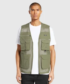 Heren Gymshark Sportjacks|Outerwear*Woven Gilet
