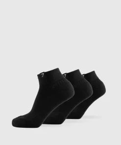 Gymshark Sportsokken|Enkelsokken*Woven Tab Quarter Socks 3pk