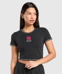 DAMES Gymshark T-shirts*Your Plate or Mine Baby Tee